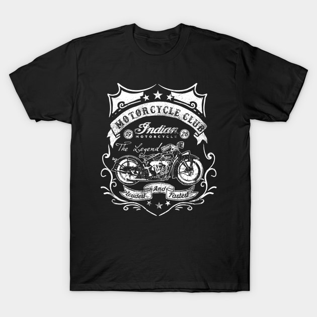 Classic Motorcycle Club T-Shirt by Kingluigi